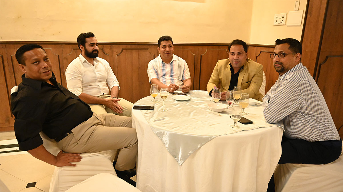 Some moments from the post-programme networking dinner at The Bengal Club on 28th September 2023.