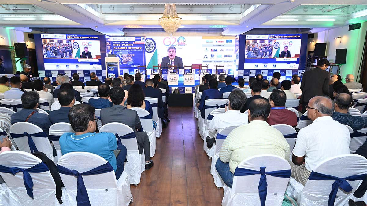 Shri Ajay Seth during his virtual special address on India leads towards 3rdlargest economy”on Day 2 of the Indo-Pacific Economic Conclave