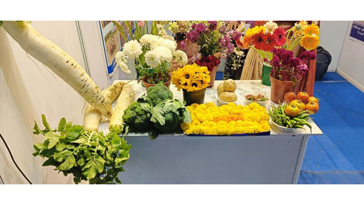 Farmer producer company (FPC) members and exhibitors from districts across West Bengal showcasing their products at the 'Horti Food Festival' 2024