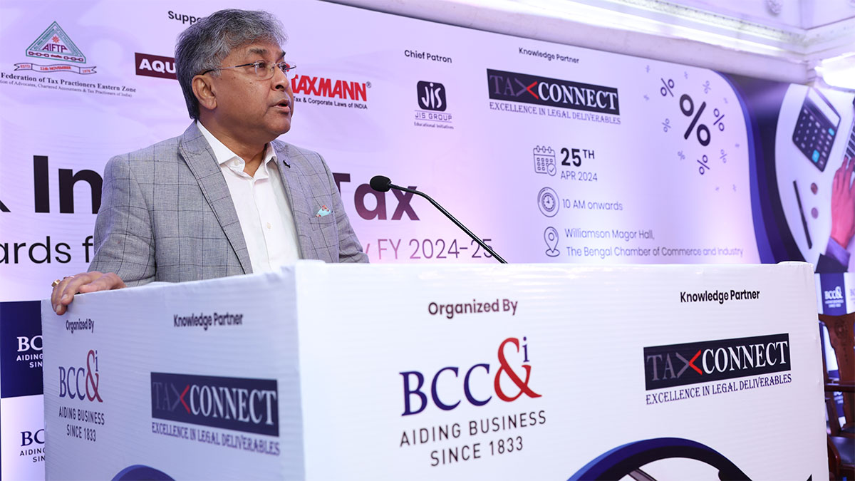 Welcome Address by Mr. Pulak Saha, Mentor, National Fiscal Affairs & Taxation Committee, The Bengal Chamber of Commerce and Industry 