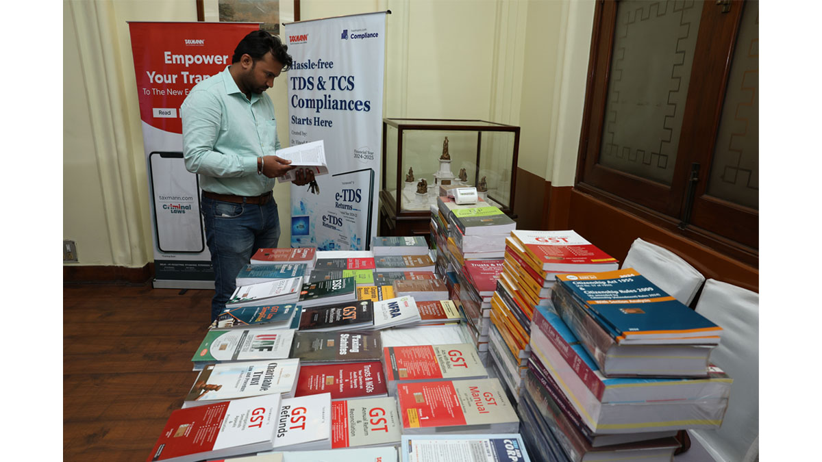 Participants visiting Taxman stall at the Venue