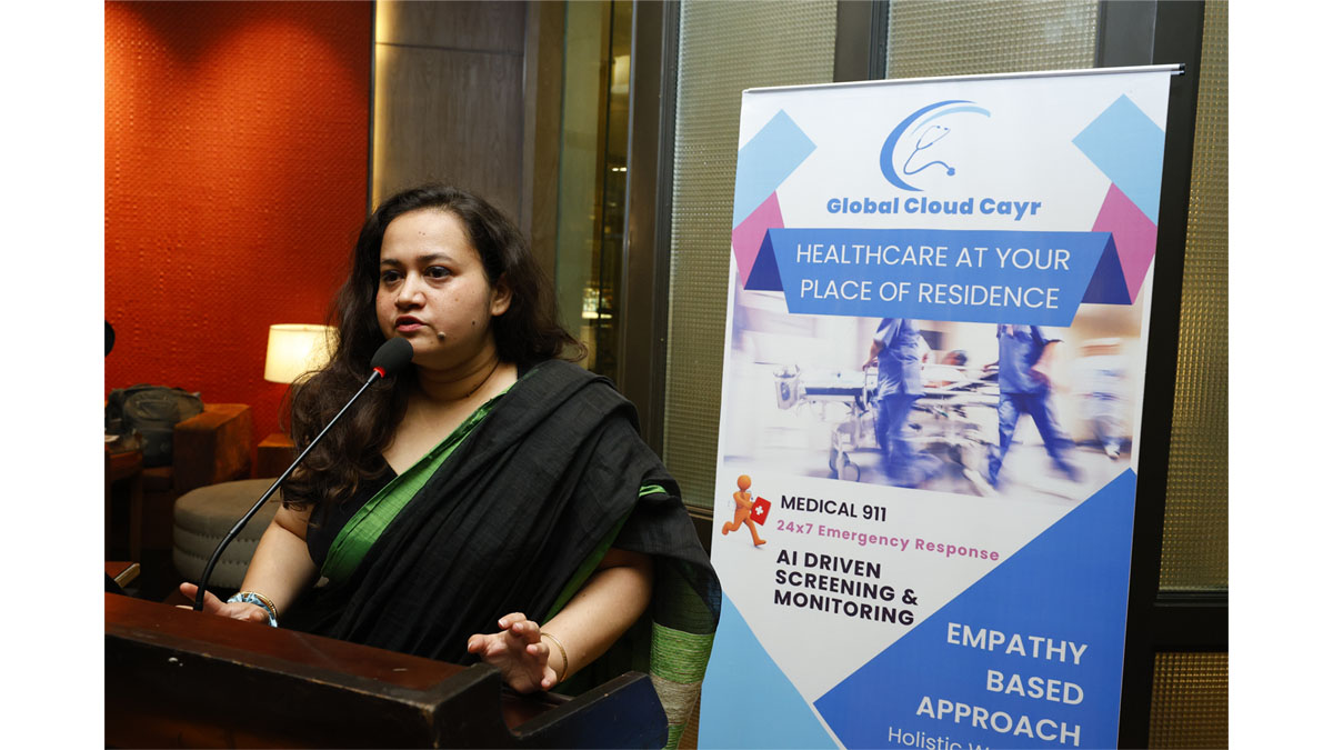 Ms. Angana Guha Roy Chowdhury, Assistant Director General, The Bengal Chamber of Commerce and Industry delivering the welcome address