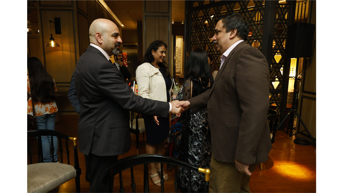 Networking at the venue