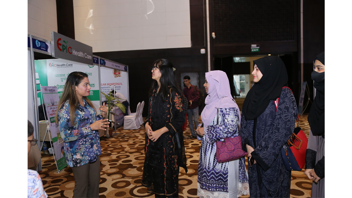 Enthusiastic visitors at the 2nd International Health and Wellness Expo on 5th and 6th October, 2023