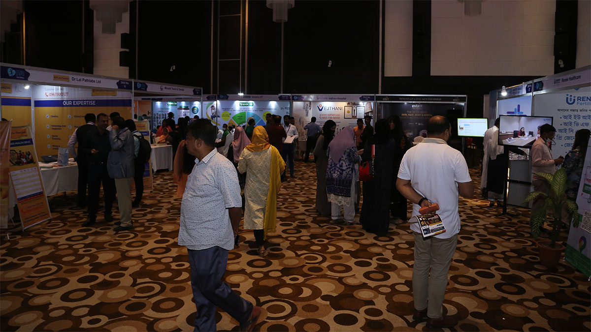 Enthusiastic visitors at the 2nd International Health and Wellness Expo on 5th and 6th October, 2023