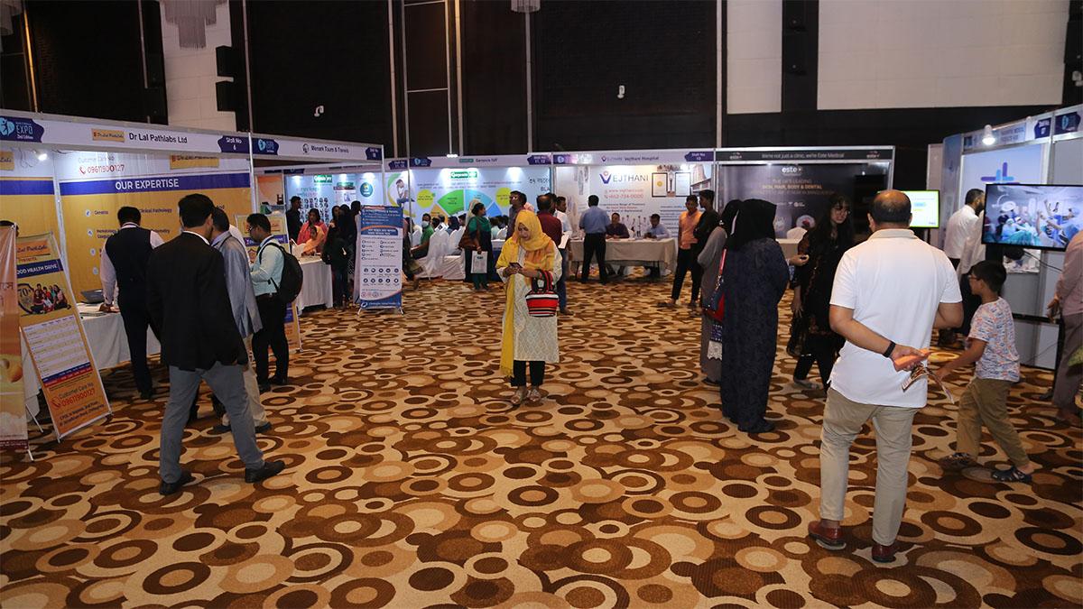 Enthusiastic visitors at the 2nd International Health and Wellness Expo on 5th and 6th October, 2023