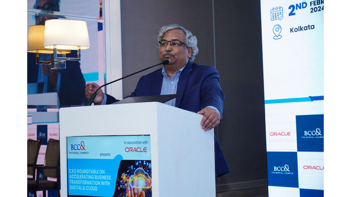 Mr. Gautam Ray, President, The Bengal Chamber of Commerce and Industry and  President – Corporate, RPSG Group delivering Industry Keynote address on “Harnessing the Advantages of Cloud & Digital for Organization Growth”. 