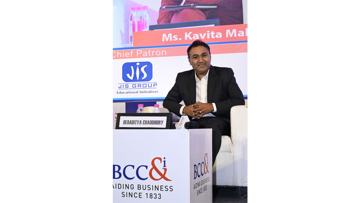 Mr. Debaditya Chaudhuri, Founder and Managing Director Chowman, Oudh 1590 & Chapter 2 speaking on the panel discussion on Established Brands.