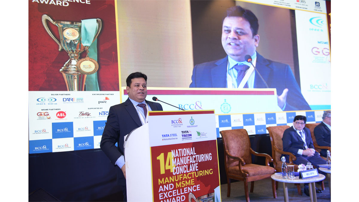 Mr. Niraj Gupta, DGM & RM - ER, ECGC Limited speaking on Export Credit Guarantee Opportunities for Indian Exporters