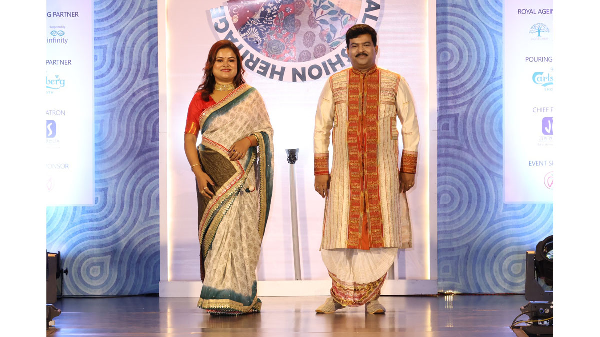Mr. Abhijit Chatterjee, Chairman and founder Director, of Ascensive Educare Limited and his wife Mrs Sayani Chatterjee walked at the Defile de mode – a specially curated Runway walk on the occasion of BCC&I’s Annual Night 2023.