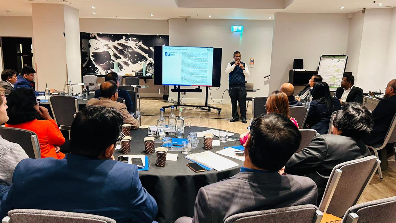 Our Delegate Members introducing their businesses during the Members of London Chamber of Commerce & Industry, UK India Business Council & Bengal Heritage Foundation during the “Net Zero – UK & India Collaborations”
