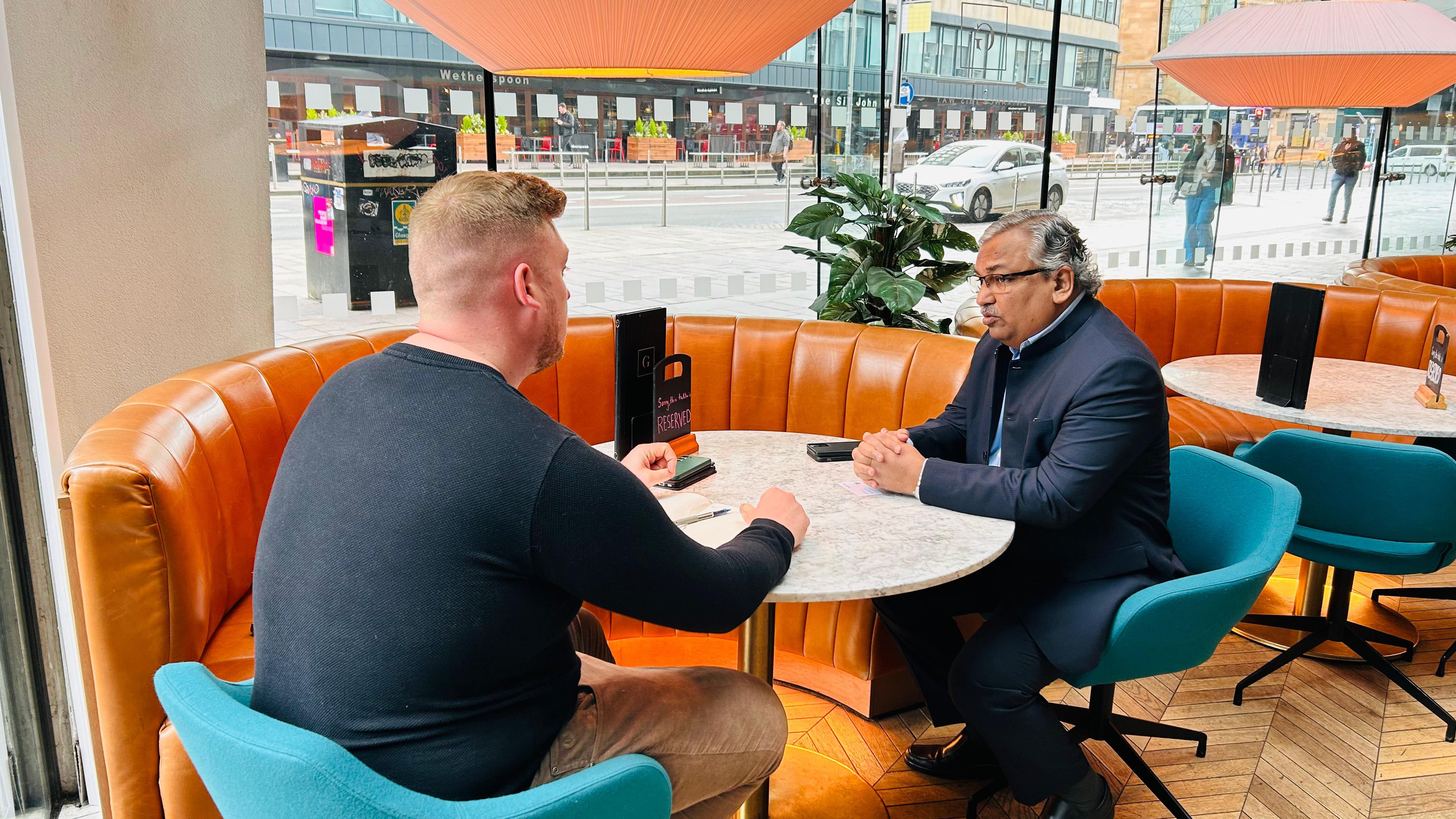 B2B Meetings of The Bengal Chamber Delegation in progress in Glasgow with the business fraternity in Radisson Blu, Glasgow, Scotland