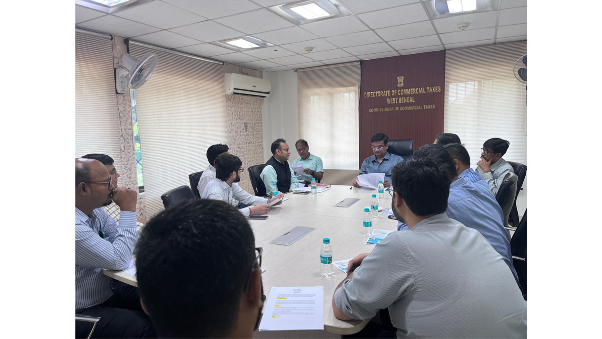 Delegation to the Office of the Mr. D. P. Karnam, IAS, Commissioner of Commercial Taxes, Government of West Bengal led by Mr. Vivek Jalan, Chairperson - National Fiscal Affairs & Taxation Committee, BCC&I