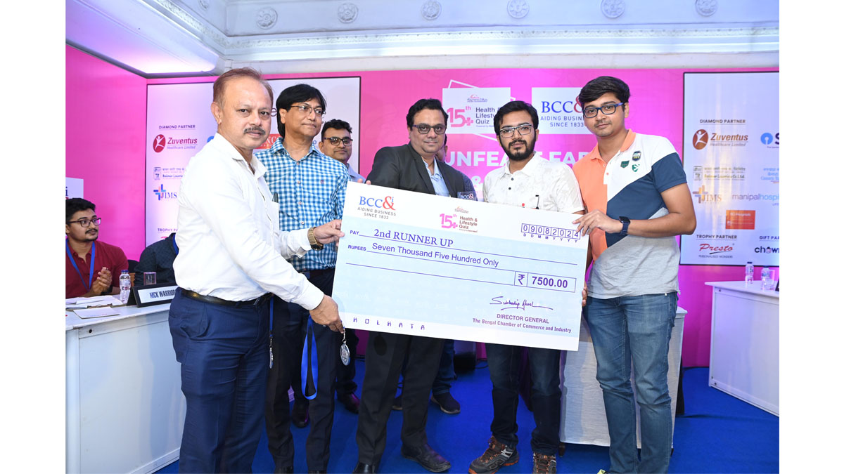 2nd runner-up: The Mad Hatters (Dr. Sougata Ghoah, Dr. Himaghna Manna)