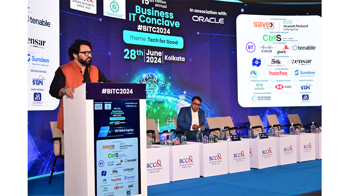 Inaugural Address by the Chief Guest Shri Babul Supriyo, Hon’ble Minister-in-Charge, Department of Information Technology and Electronics and Departments of Environment and Non-Conventional and Renewable Energy Sources, Government of West Bengal.