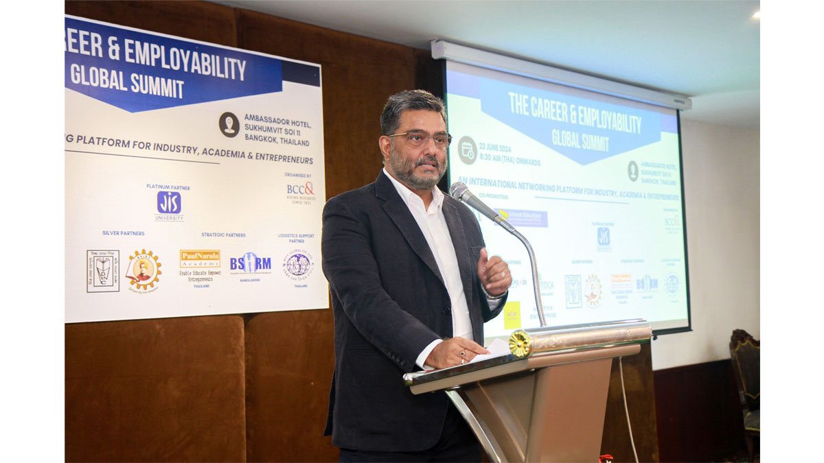 Address by Mr. Arnab Chakraborty, Conference Co-Chairperson – The Career and Employability Global Summit, BCC&I and Vice President – HR, CESC Ltd.