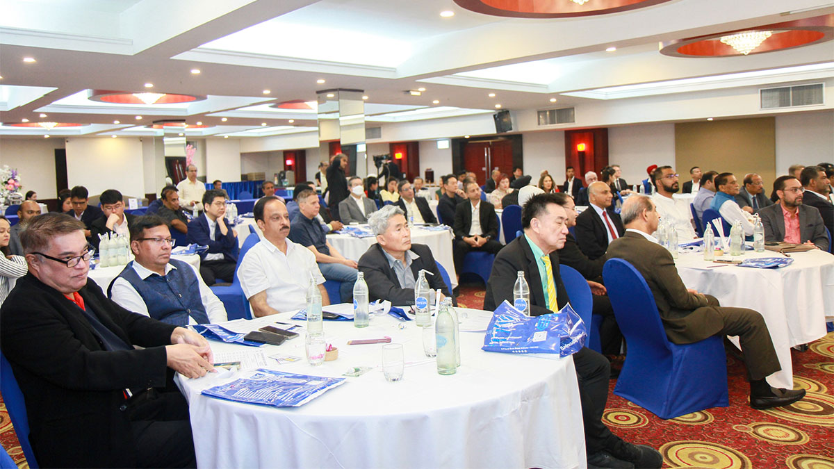 A section of delegates