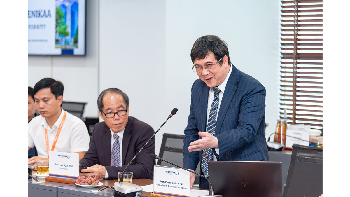 Prof. Pham Thanh Huy Standing Deputy General Director, President, Phenikaa University