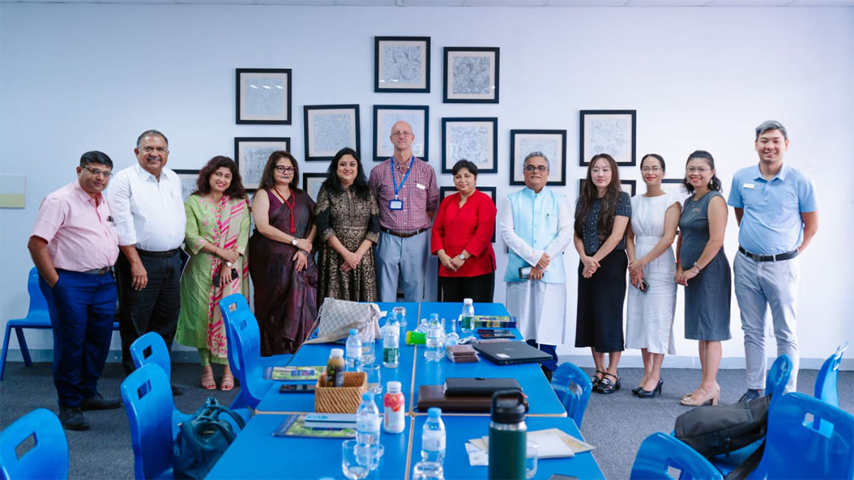 The Bengal Chamber Education Delegation visited TH School