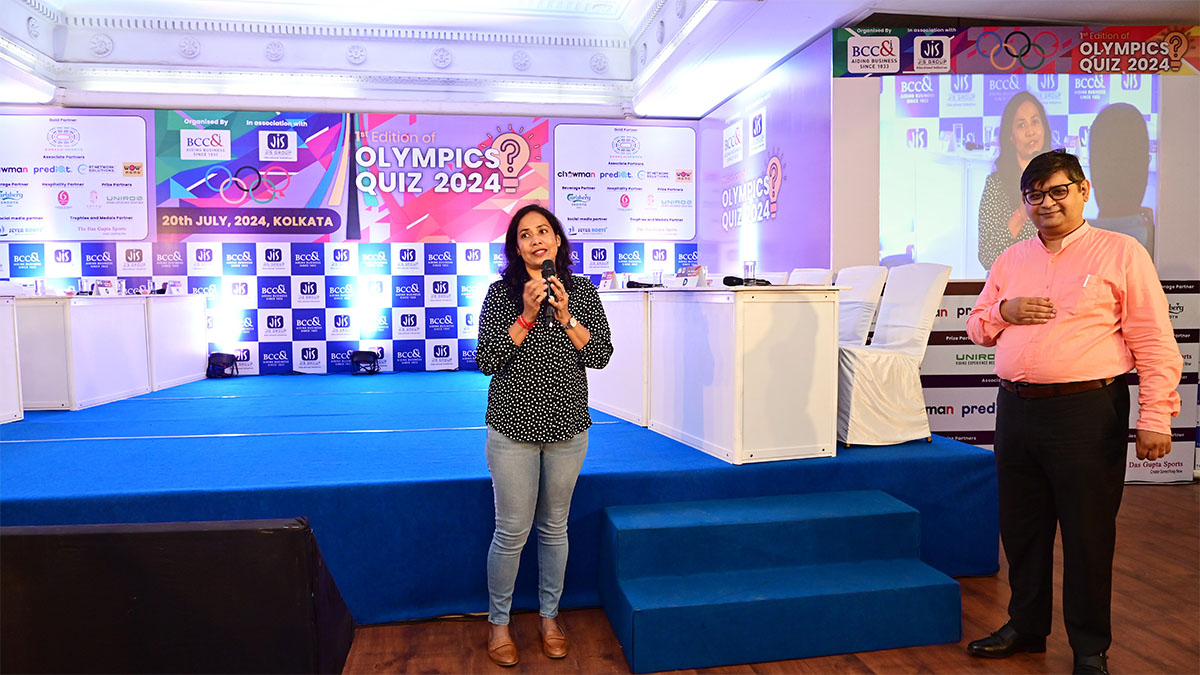 Ms Dola Banerjee, the esteemed Olympian gracing the Quiz. 