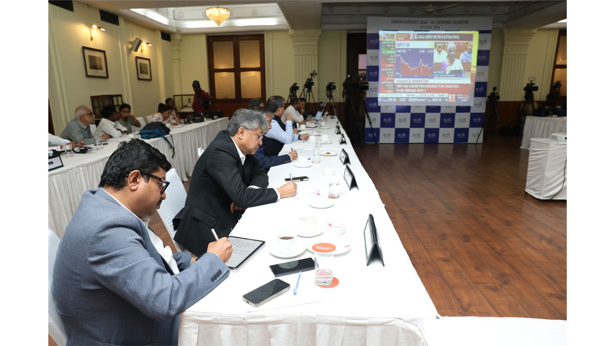 Union Budget 2024-25 Viewing Session in progress