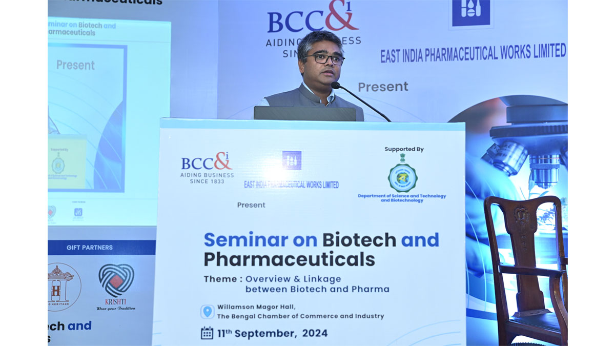 Special Address by Mr. Debarshi Duttagupta, Co-Chairperson, Biotech and Pharma Committee, The Bengal Chamber of Commerce and Industry & Managing Director, East India Pharmaceutical Works Limited