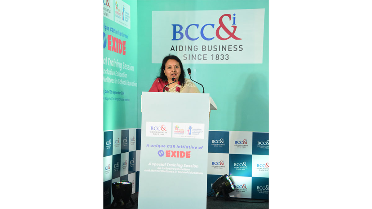 Special Address by Ms. Suman Sood, Director & Principal, B.D.Memorial Jr School; Advisor, BDM International & IVWS ; National Core Committee Member, Early Childhood Association.