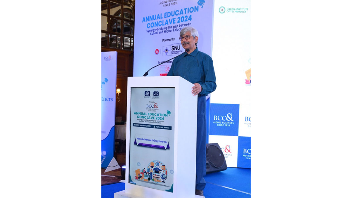Deliberation from the Expert Speaker of the Inaugural Session, Padma Shri Professor (Dr.) Ajoy Kumar Ray, Director, Institute of Advance Studies & Research, JIS University.