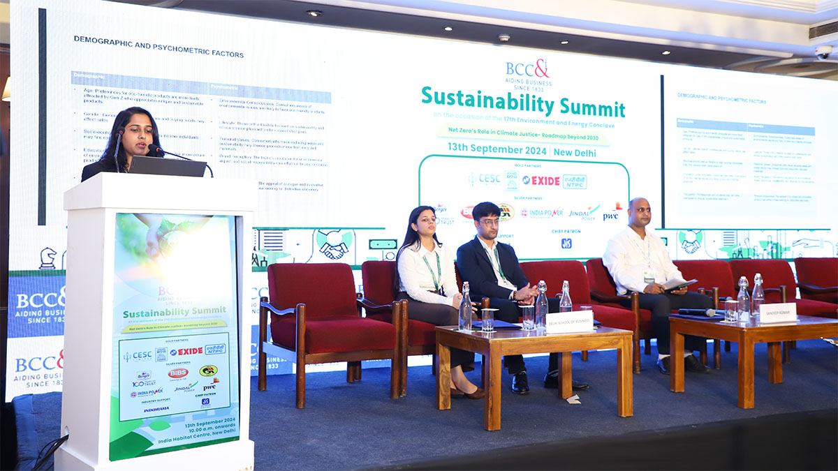 Session on Youths’ Voice - Entrepreneurial thoughts on Sustainable Development featuring Students from NTPC School of Business, Noida and Delhi School of Business and chaired by Dr. Sandeep Kumar, Assistant Professor, NSB - NTPC School of Business