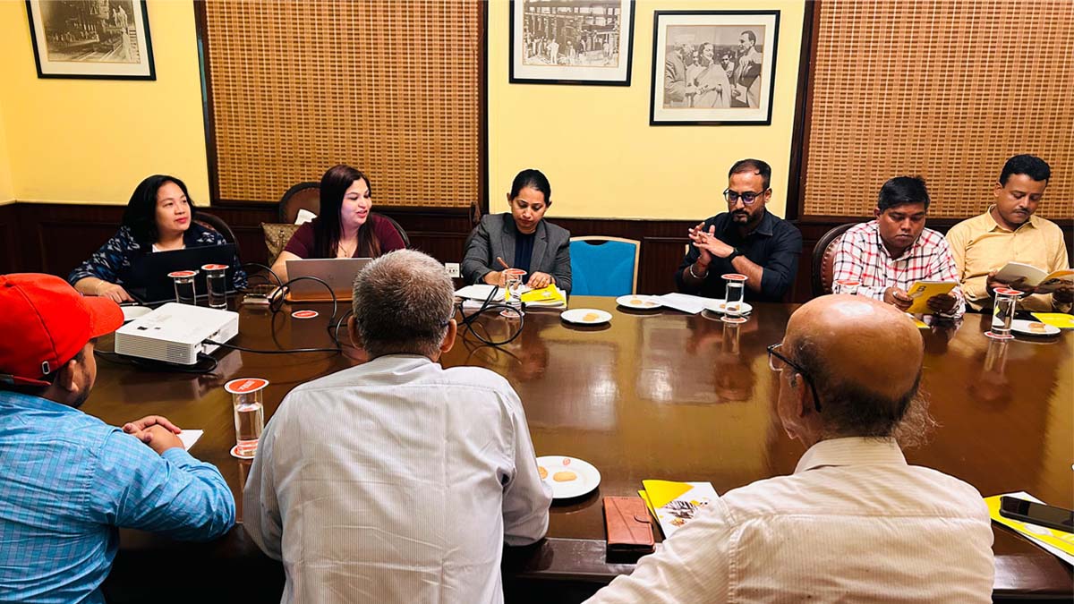 Welcome speech being delivered by Mr. Sambit Dasgupta, Deputy Director, BCC&I